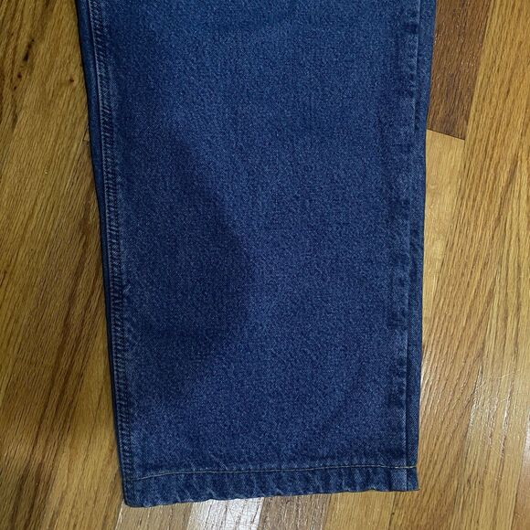 Men's Carhartt Relaxed Fit Denim Jeans Flannel Lined 46x30 Extra Warm Workwear - Picture 11 of 16